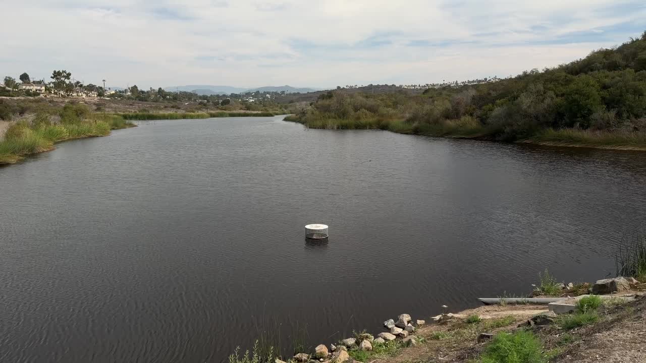 Lake Calavera in Carlsbad near San Diego California. Great easy hike with almost no elevation