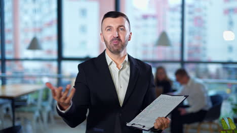 business presentation by a professional