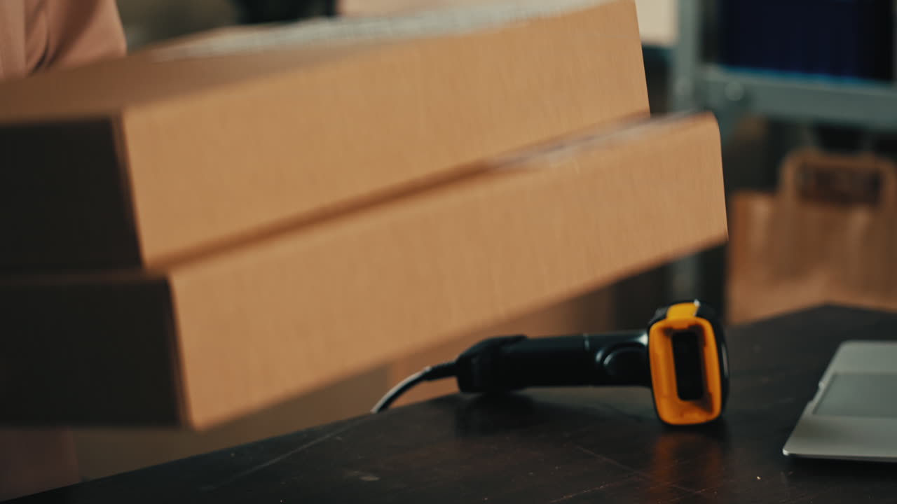 Scanning Packages for Shipping