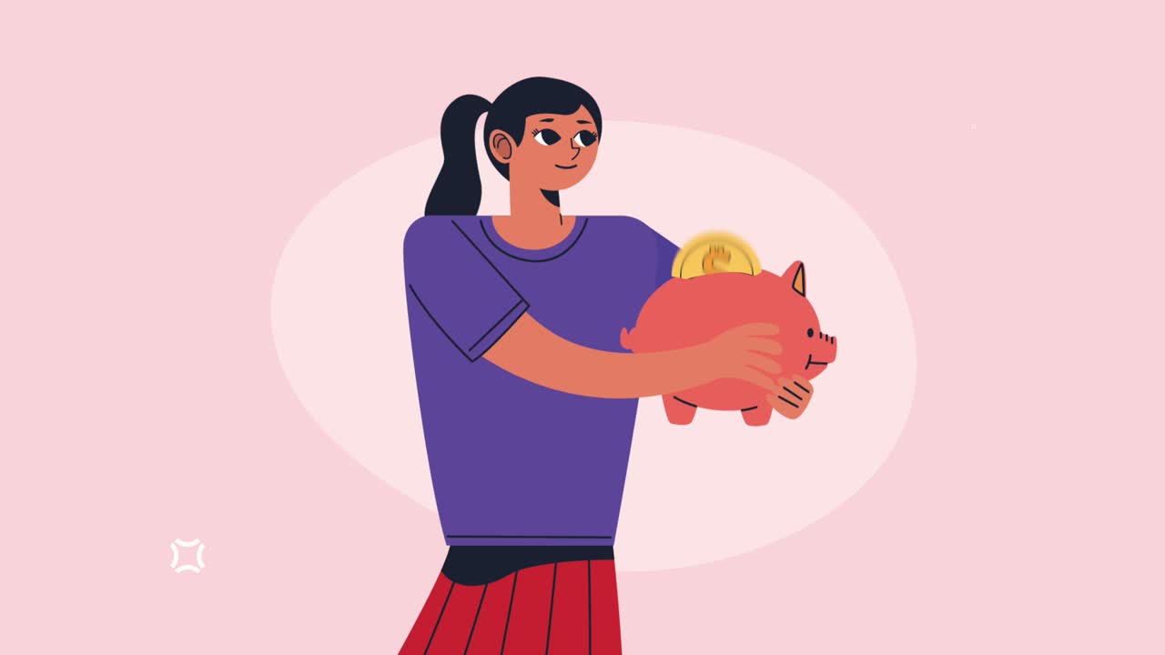 young woman working character animation