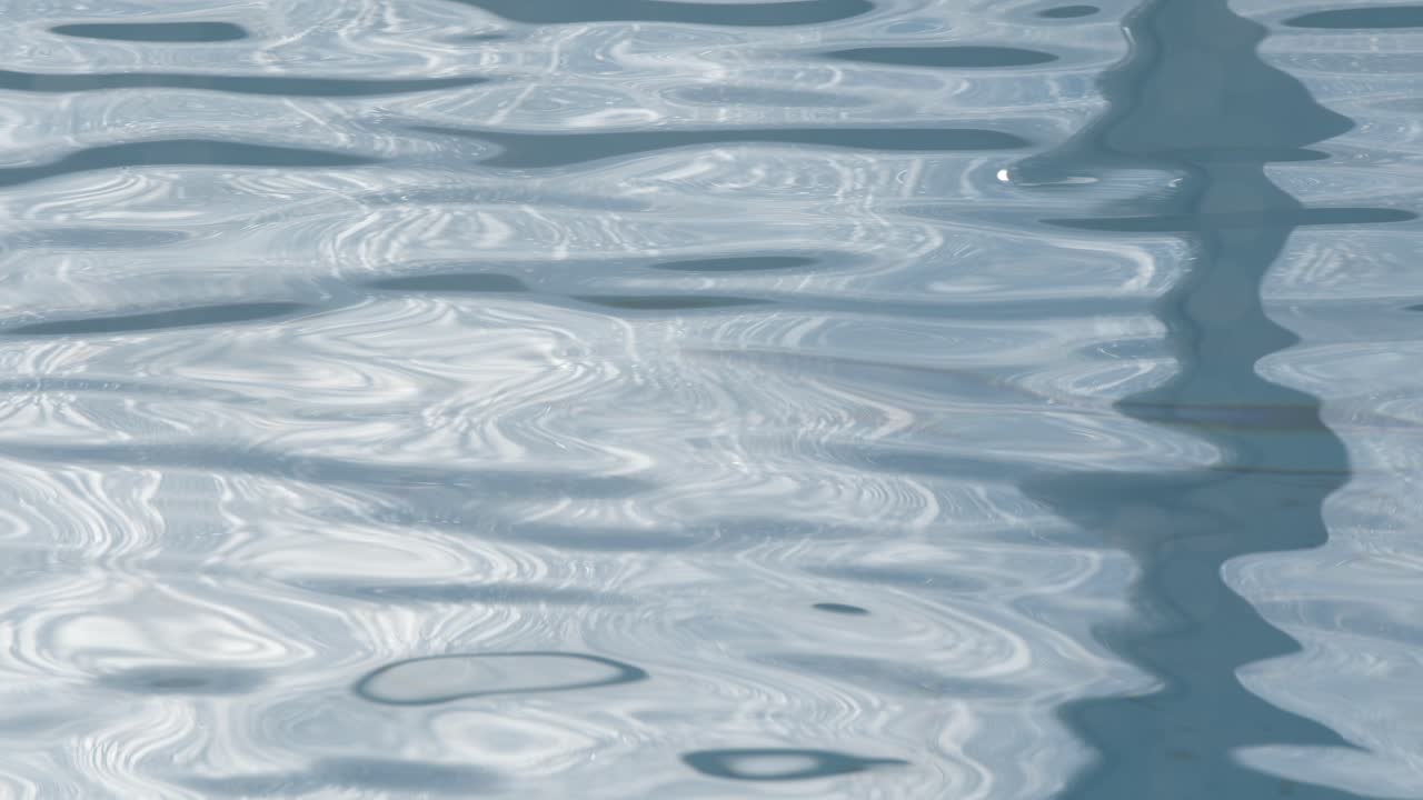 Close-up of Water Texture with Reflections