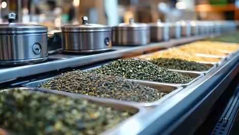 selection of loose leaf tea