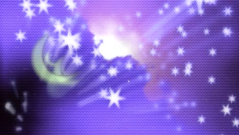 movimiento de fondo estilo matriz partículas generadas al azar chispas rayos de luz estelas estallidos vórtice