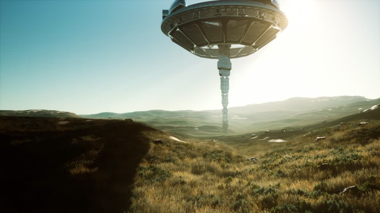 objeto volador no identificado en la tierra