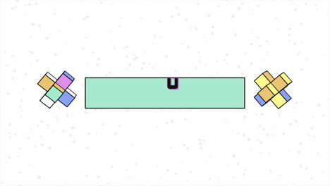 Farbenfrohes,-Pixeliges-„Frohe-Feiertage“-Banner-Mit-Diagonal-überlappenden-Buchstaben-Auf-Gitterhintergrund