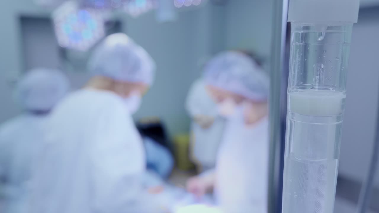 수술실에서 수술 절차