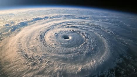 huracán desde el espacio