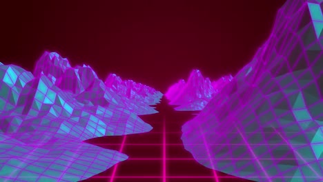animación de un mapa topográfico en 3d