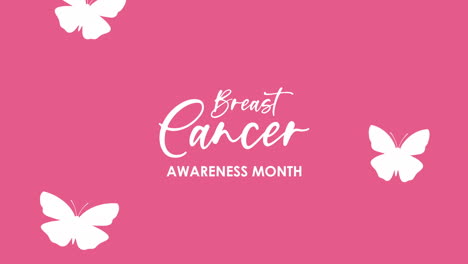 breast cancer awareness month lettering