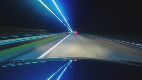 night highway drive