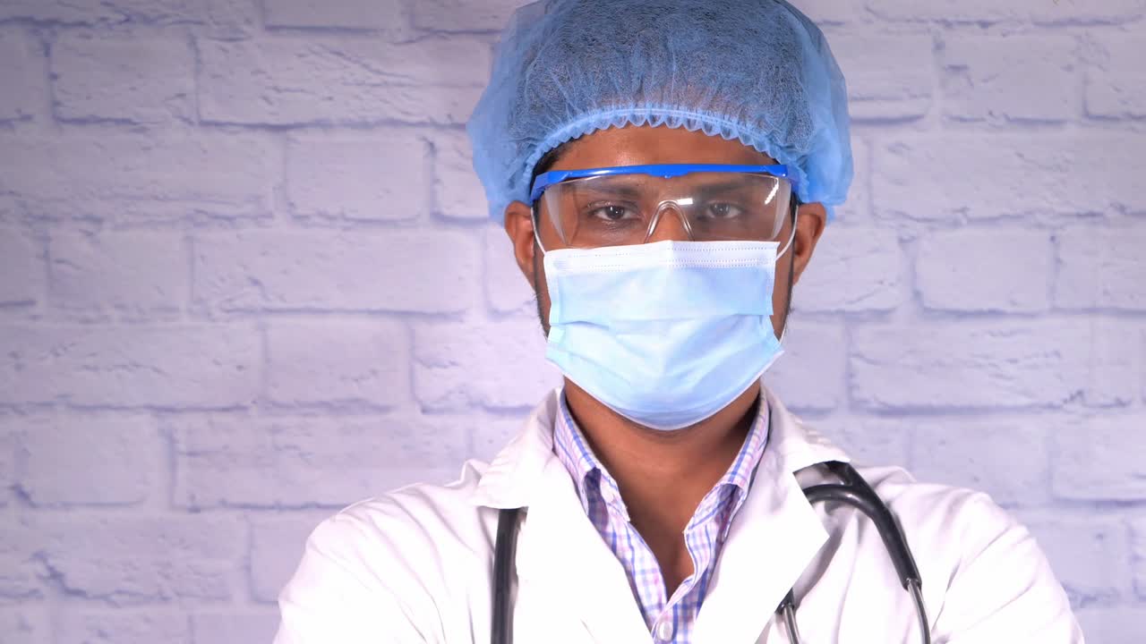 Doctor in Protective Gear