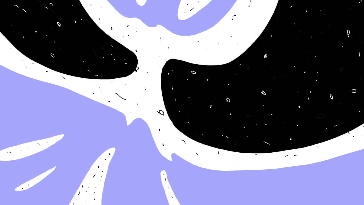 Filmkorn-Overlay im Übergang zu einem einfarbigen violetten Hintergrund