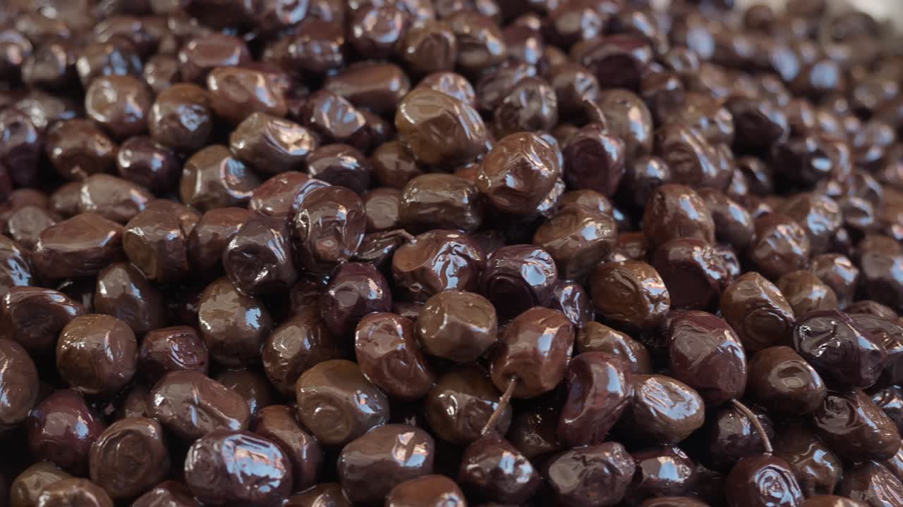 el montón de aceitunas