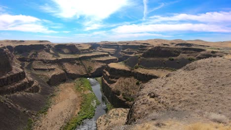 Panoramablick-Auf-Die-Scablands-Und-Den-Palouse-River-Im-östlichen-Bundesstaat-Washington-In-Der-Nähe-Des-Palouse-Falls-State-Park