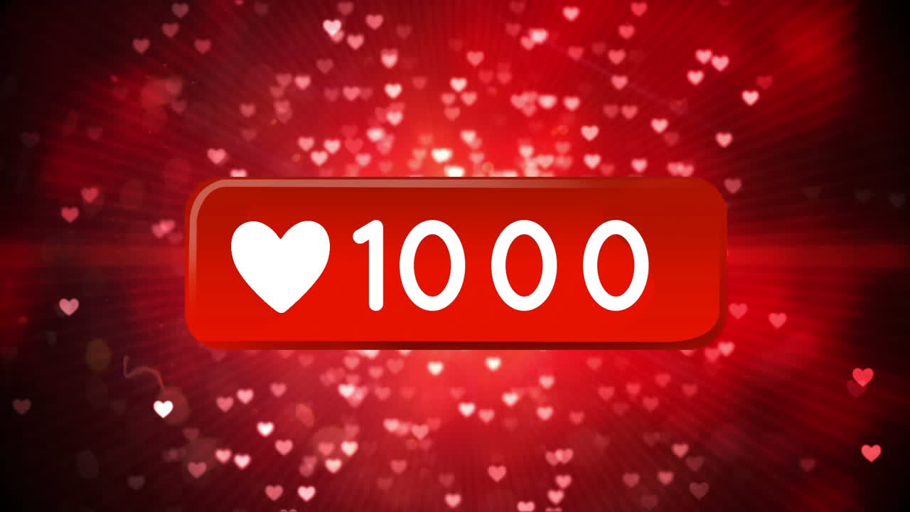 소셜 미디어 심장 아이콘