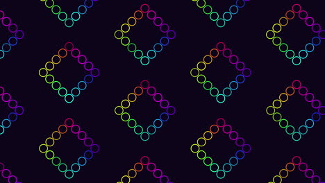 Cubes-pattern-from-rainbow-rings-on-black-gradient