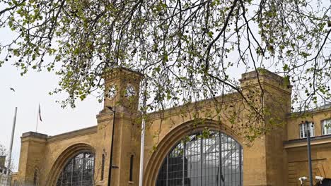 looking over the road towards kings cross, london, united kingdom