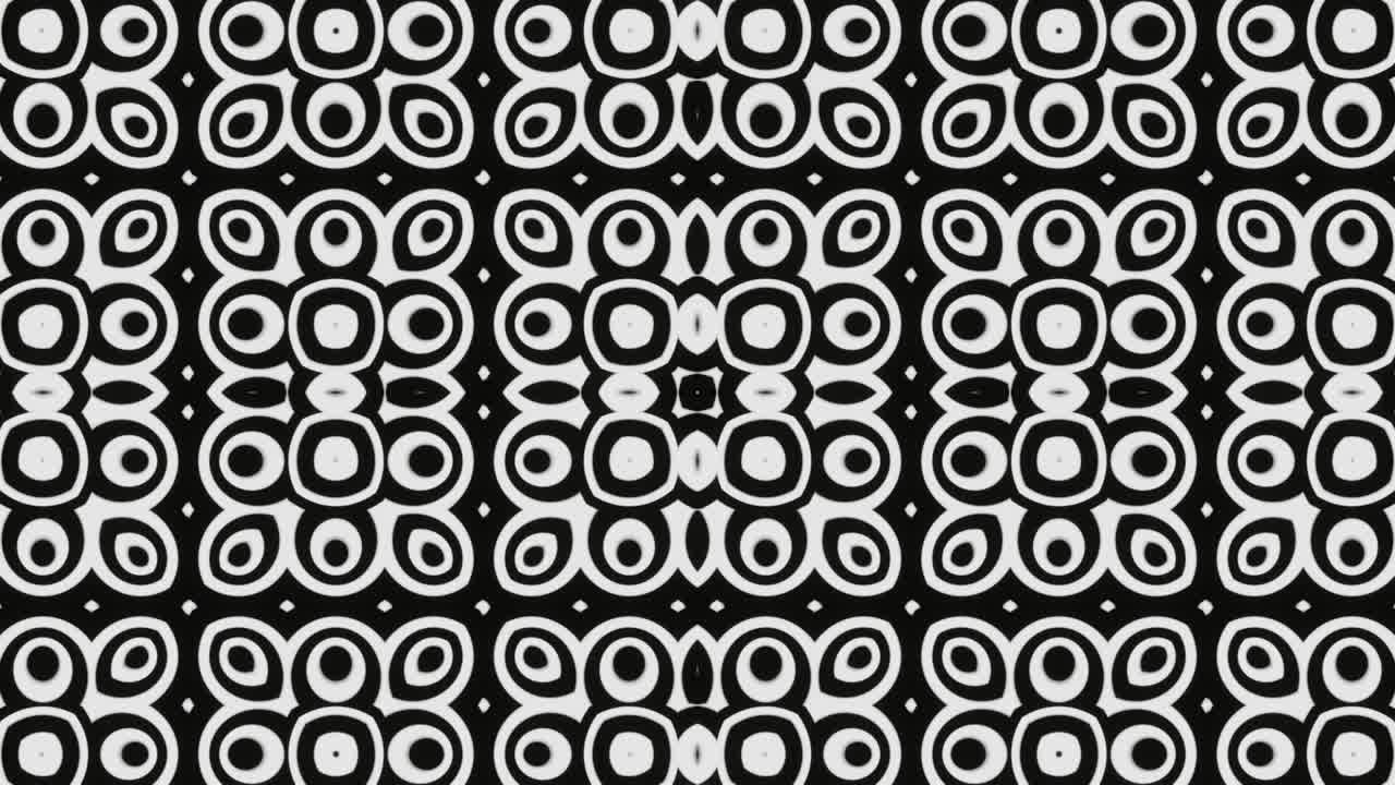 Dynamic Black and White Pattern for Visualization of DJ Sets