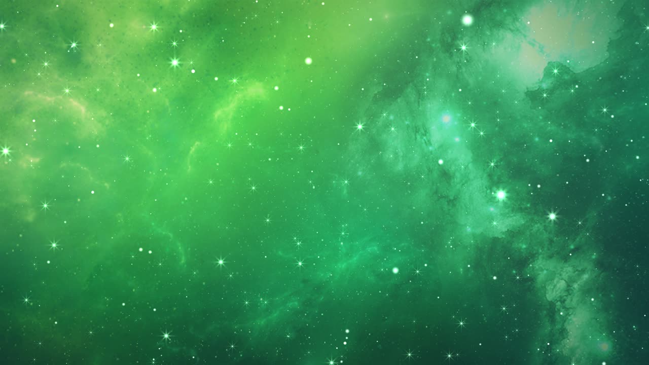 animación escénica galaxia espacio exterior estrellas en movimiento animación de bucle.