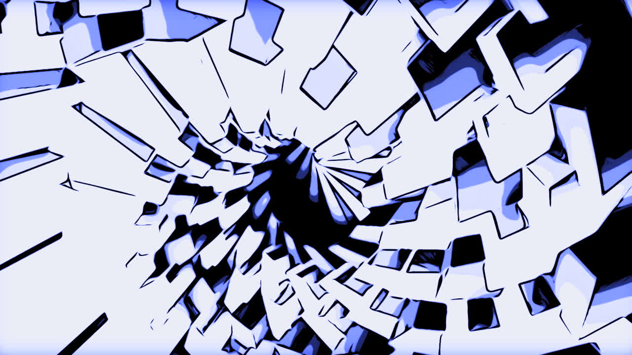 Abstract Broken Glass Pattern