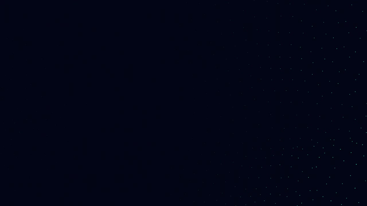 Minimalistic elegance black background with star-shaped white polka dots