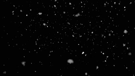 natural winter snow christmas loop animation background green screen alpha snowdrifts falling