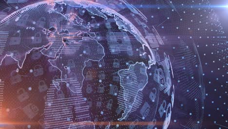 encrypted network safe from attack in online digital business and finance