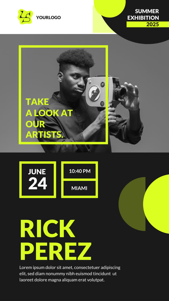 Summer Exhibition 2025 Poster for Rick Perez