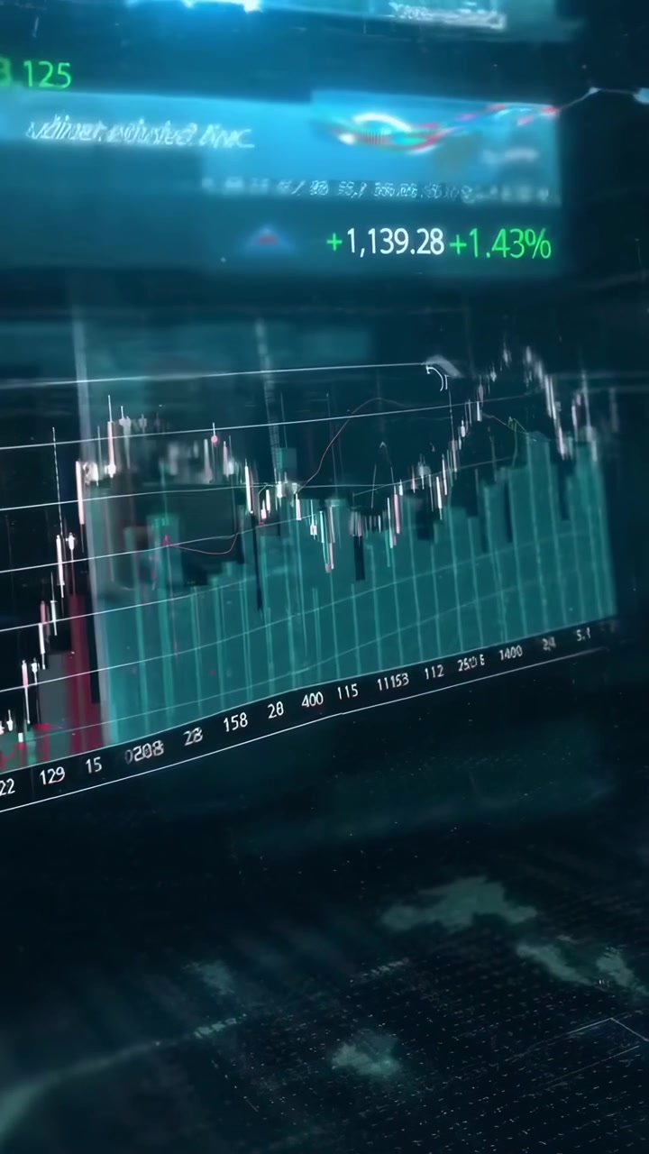 Dati digitali del mercato finanziario e tendenze globali della borsa
