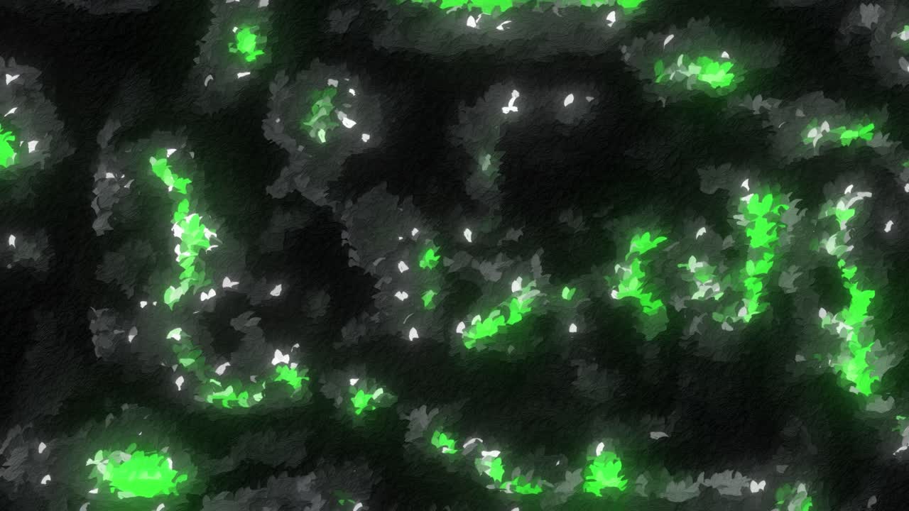 추상적인 녹색과 검은색 패턴