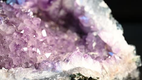 beautiful example of a large quartz deposit of amethyst