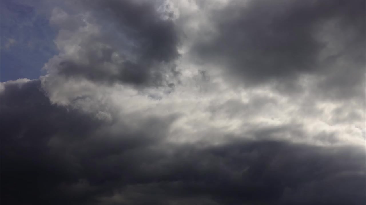 Skyer på himlen. Time-lapse-optagelse