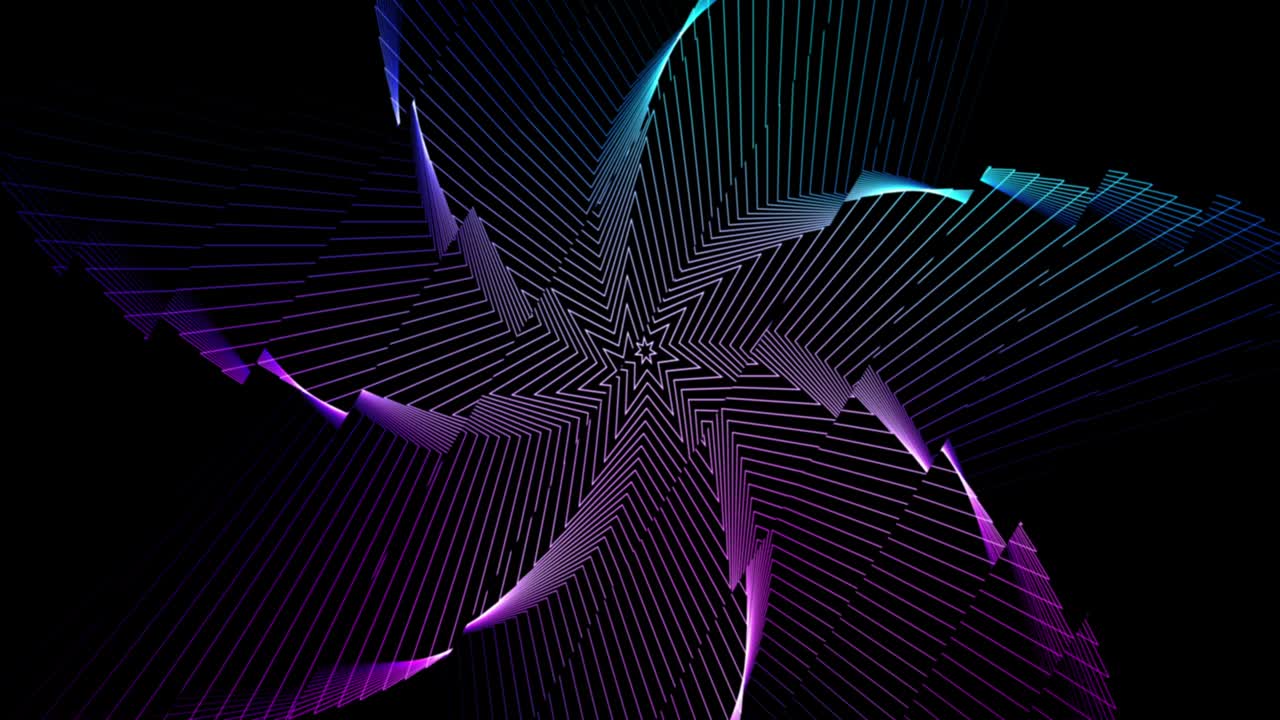Abstract Lines Background Loop