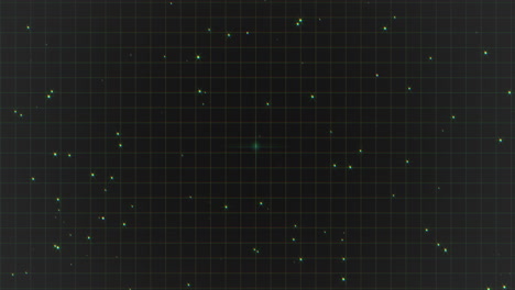 estrellas de neón retro en la galaxia oscura