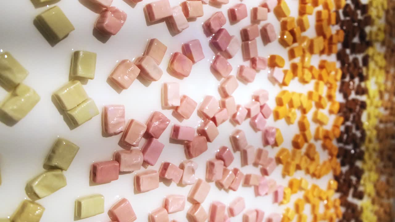 다채로운 사탕 전시