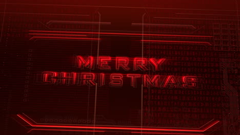 Merry-Christmas-with-cyberpunk-grid-and-numbers