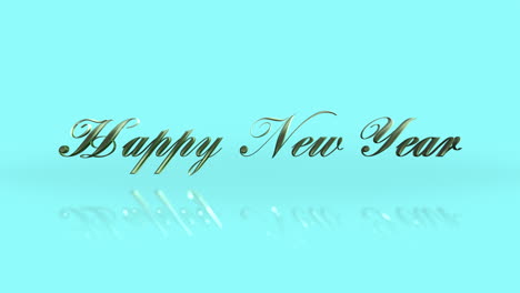 Elegance-style-Happy-New-Year-text-on-blue-gradient