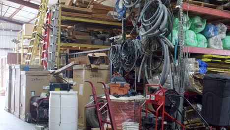 EQUIPEMNT AT COMPANY WAREHOUSE, DAY, INDUSTRY