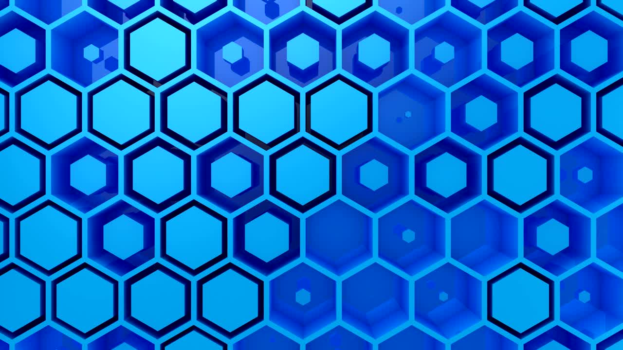 el fondo de los hexágonos