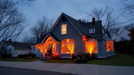 spooky halloween house decor