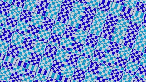 Abstract Geometric Background with Blue and White Diagonal Squares