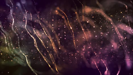 el fondo de las partículas espaciales de la galaxia
