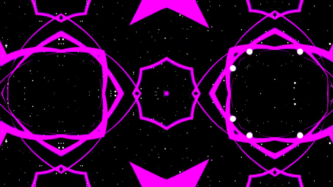 fondo de caleidoscopio de bucle visual vj