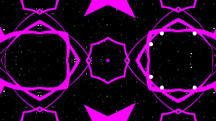 VJ Visual Loop Kaleidoscope Background