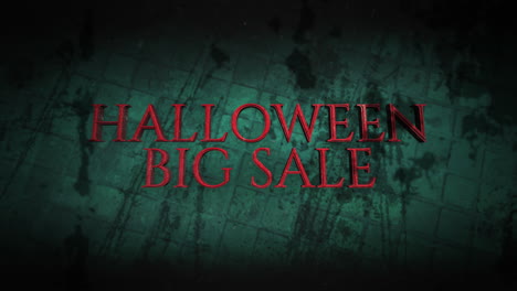 Halloween-Big-Sale-on-dark-grunge-wall