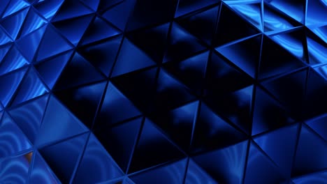 abstract blue geometric triangles background