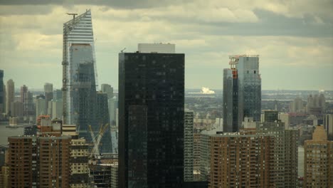 this is a time lapse of buildings in lower manhattan