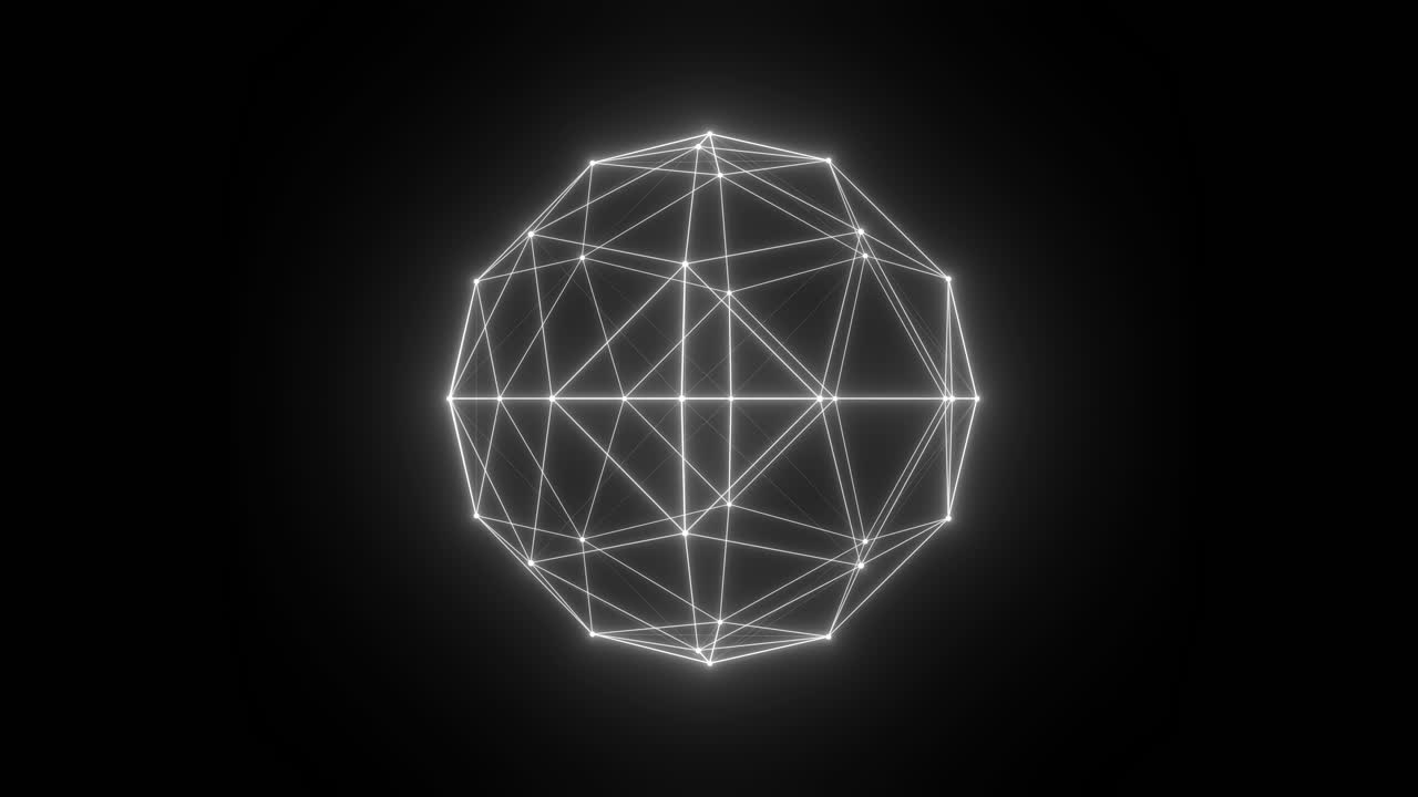 elipse geométrica brillante