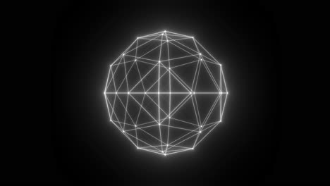 elipse geométrica brillante