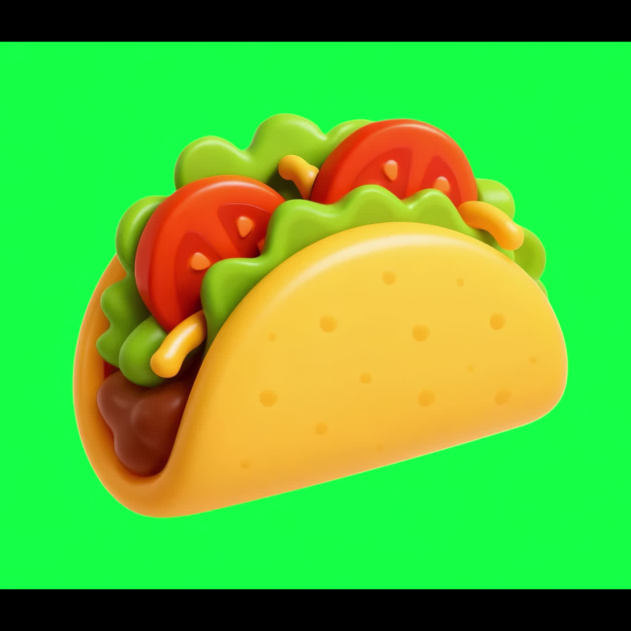 Cartoon taco illustration